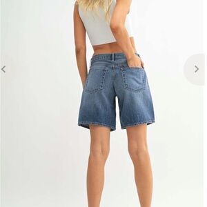 Just Black Denim Shorts - Blue 8.5” inseam